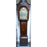 Mahogany brass dial Longcase clock Somer