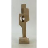 Modernist plastic abstract sculpture: Im