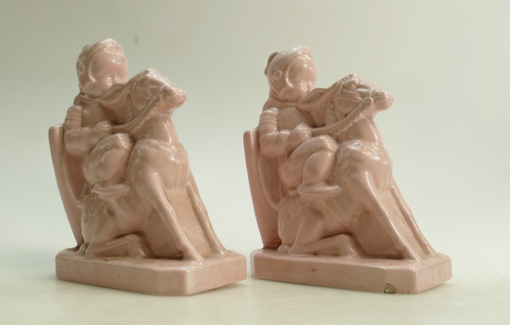Pair of Richards Tiles Bookends: Richard
