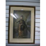 Henry Macbeth-Raeburn: 2 similar pencil signed Mezzotints of 'The Cock Of The North' and 'Colonel