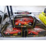 8 boxed 'Burago' 1:18 scale Various Ferrari sports cars