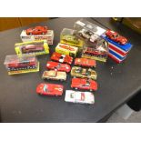 Collection of Die Cast Ferrari cars and other examples including - Dinky/wern models etc.