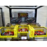 12 Boxed 'Bang' 1:43 scale Ferrari racing cars