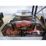 11 boxed 'Burago' 1:11 scale various Ferrari sports/racing cars.