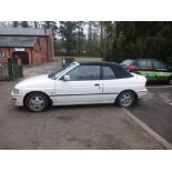 A Ford Escort XR3i Cabriolet Reg number K780 UFX, one owner from new in running order white with