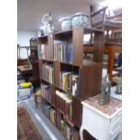 A Pair of Modern open bookcases