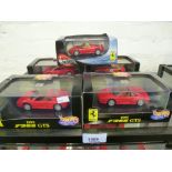 5'Hot Wheels' 1:43 scale boxed Ferrari sports cars