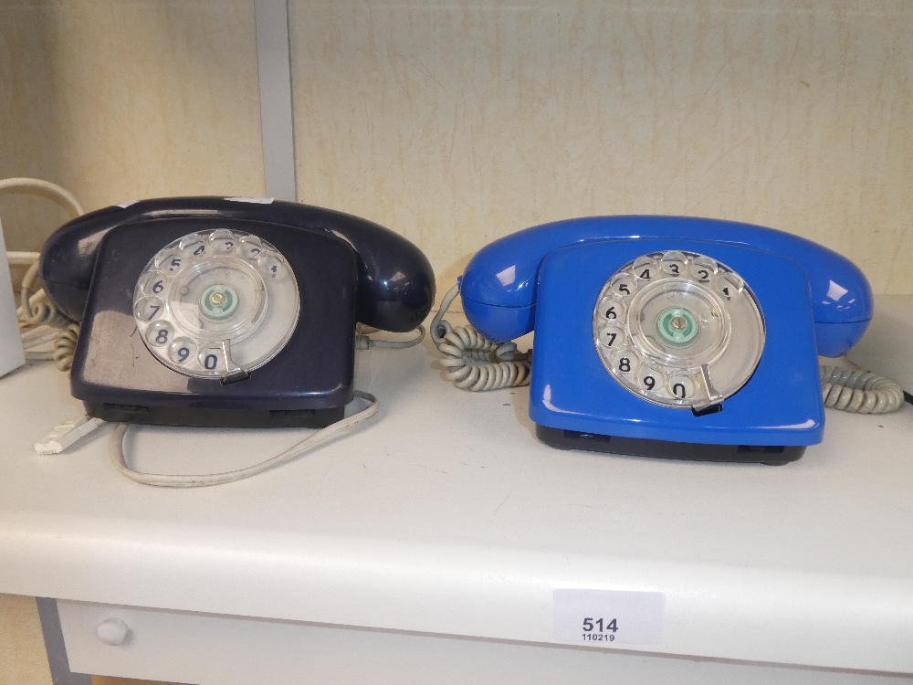 GPO 2/5A42761 Dark blue telephone to commemorate the silver Jubilee of her Majy Queen Elizabeth II