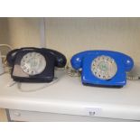 GPO 2/5A42761 Dark blue telephone to commemorate the silver Jubilee of her Majy Queen Elizabeth II