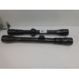 A Pair of weaver challenger C9V power variable rifle scopes A/F