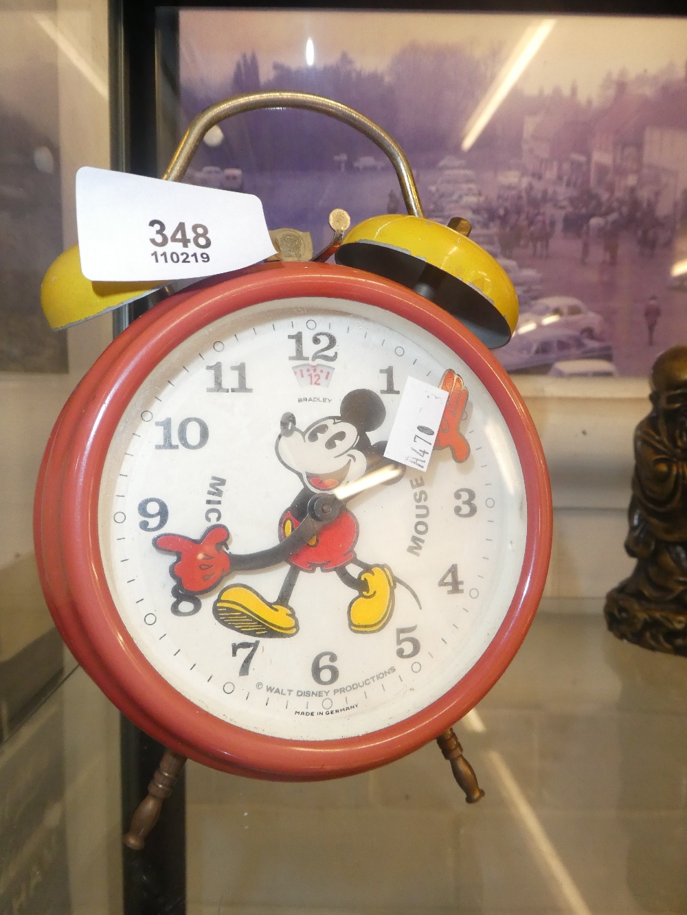 Walt Disney Mickey Mouse alarm dock