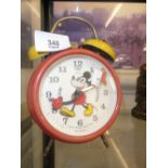 Walt Disney Mickey Mouse alarm dock