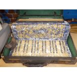 Vintage cased LA-Davina piano accordion AF