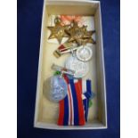 Five medals: to include The Africa Star, The France and Germany Star, The 1939 - 1945 Star and two