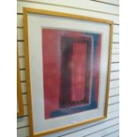 Tim Harbridge- framed print titled Shibumi Red 21 58x80cm