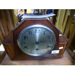 1930s Oak cased mantle clock