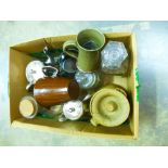 Box of mixed sundry items incl Gaydon Melmex etc