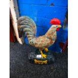 Cockerel doorstop