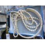 2 Pearl necklaces