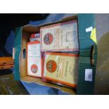 Box of vintage Ordinance Survey maps etc incl. Colcher, Oxford and Newbury, Southend-On-Sea etc