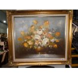 Gilt framed still life signed Robert Cox