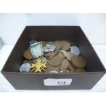 Box of old coins