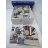 Small quantity of photographs, vintage book entitled 'So Few' The Immortal Record of The Royal Air