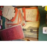 Box of vintage Ordinance Survey maps etc. incl. Colcher, Oxford and Newbury, Southend-On-Sea etc.