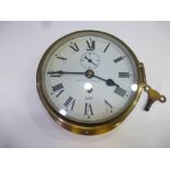 A Sral Negretti and Zambra brass ships clock