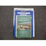 A small quantity of motor racing programmes from the 1960's onwards