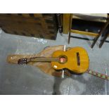 Classical guitar by Minns in solf carry case