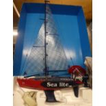 Remote control sailing boats by Sea lite original packaging with instructions