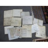 of London inter; a quantity of 19th century deeds and documents relating to 29 Brompton Square,