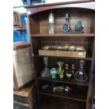 A Mahogany freanding bookcase