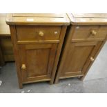 2 pine pot cupboard.