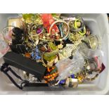 Box of costume jewellery