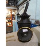 vintage railway lamp