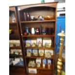 A Mahogany freanding bookcase