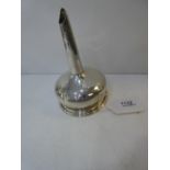 Silver wine funnel by Broadway & Co Birmingham, 5.5 troy oz.