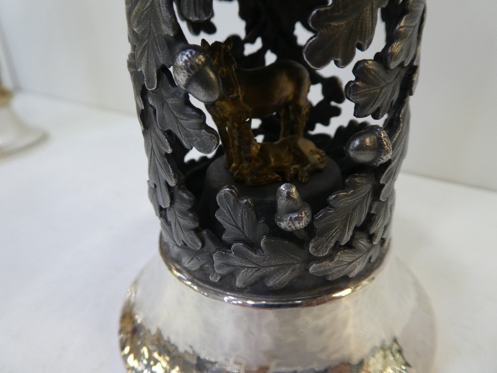 Silver New For Goblet limited edition of 500 commissioned by The New For Ninth Centenary Trust to - Image 2 of 3