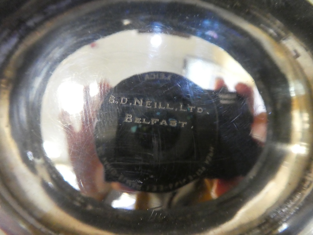 Commemorative bowl, silver Birmingham 1953 and a silver sauce boat Newcastle total approx 10.9 - Image 4 of 4