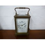 David Munsey; Cambridge, a striking carriage clock, 13.5cms.