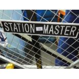 Station master sign