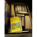 2 boxes of vintage books mainly attributed to children.