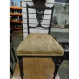 Set of 4 Victorian mahogany dining chairs