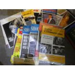 A box of ephemera, mainly radio/shortwave themed paperwork & magazines etc.