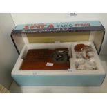 Boxed vintage Spica radio ST600