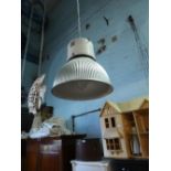 Large industrial style ceiling light