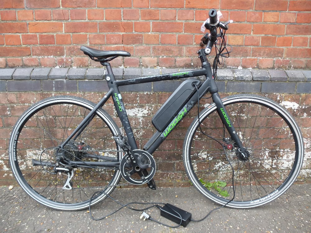 A Woosh Karoo electric gents bicycle. Not Working.