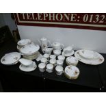 A quantity of Royal Worcester Golden Harv dinner and teaware